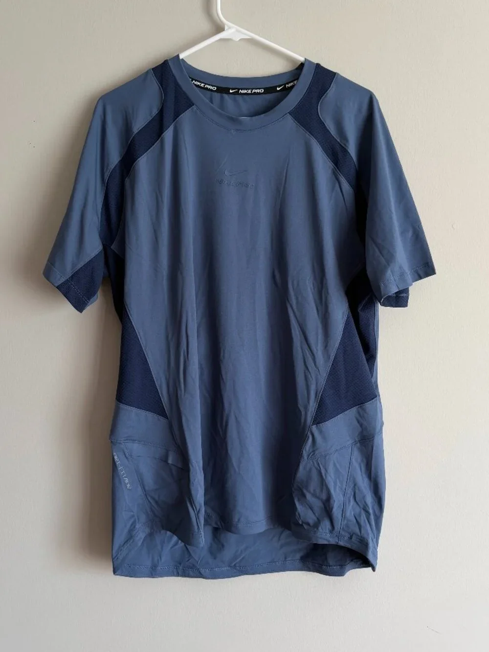 Nike IF2214-491 Mens XL Pro Training Dri-FIT ADV Short Sleeve Top Blue